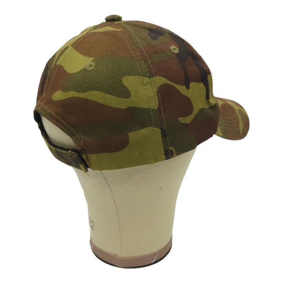 Vintage Camouflage Eagle Flag Mesh Strapback Trucker Hat Baseball Cap 3D Patch - Picture 12 of 13